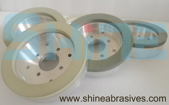 Parlak Sıvılaştırıcılar Vitrified Bond Elmas öğütme tekerleği 6 inç Silindir şekli