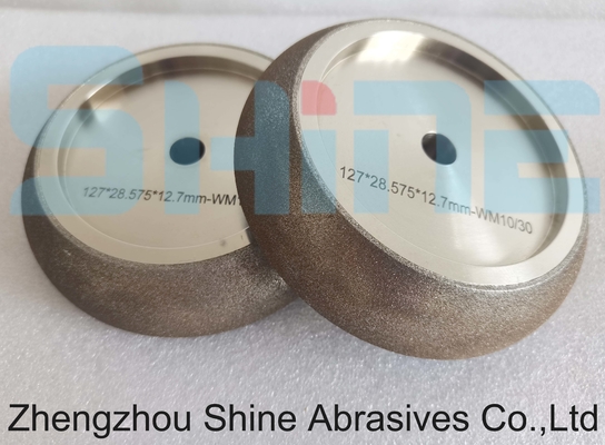 Parlak Abrasives CBN Keskin ahşap bant testere keskinleştirmek için öğütme tekerleği