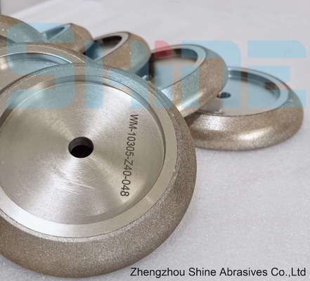 127mm Elektroplat Cbn Keskinleştirme Bant Çakmak için Düzleme Profili Çarkı 10/30