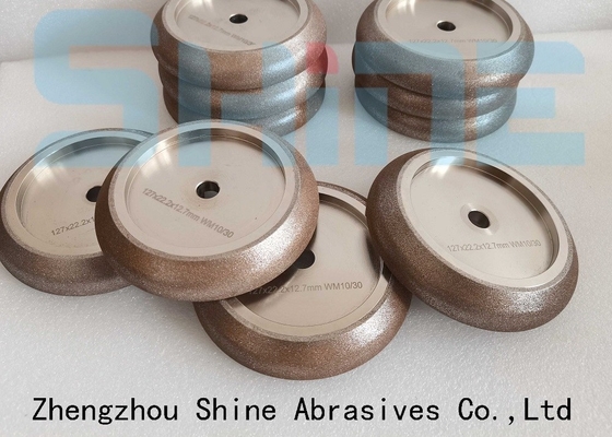 127x22.2x12.7mm Elektroplastrasyonlı CBN Bant Testereleri için Keskinleştirme Çarkı