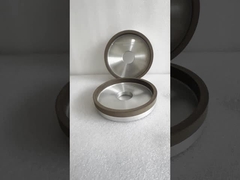 6''' reçine bağlama 6A2 Karbid aletleri öğütme için elmas fincan tekeri