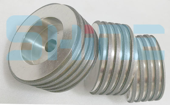 İplik Haddeleme CBN Bileme Tekerleği Trapez Retikülasyon Düz Diş 320 # 200mm