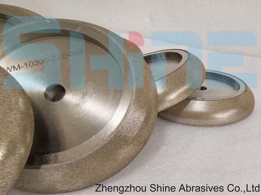 Yüksek alaşımlı bant testereyi keskinleştirmek için elektroplastrasyonlu CBN Profili öğütme tekerlekleri