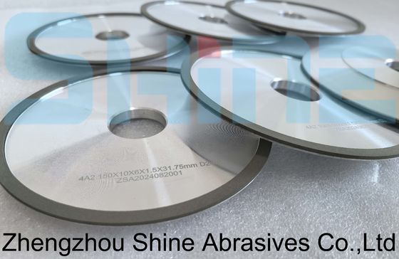 4A2 Rezin Bağlantısı Elmas CBN Kesme Araçlarının Yüzleri için Dökme Tekerlekleri