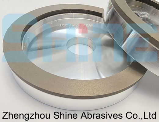 6A2 Metal Bağlantı Elmas CBN HSS Araç Alaşımı Seramik Cam için Döşeme Tekerleği