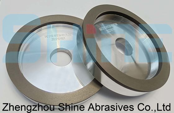 6A2 Metal Bağlantı Elmas CBN HSS Araç Alaşımı Seramik Cam için Döşeme Tekerleği