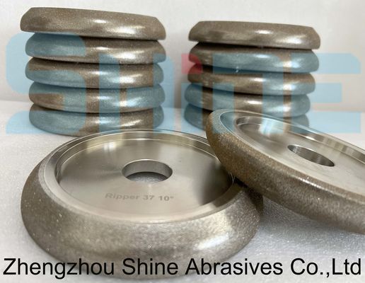 Ripper 37 Band Saw With A 10° Profile CBN Wheel For Band Saw Blade (Banda Görme Bıçağı İçin 10° Profilli CBN Tekerleği)