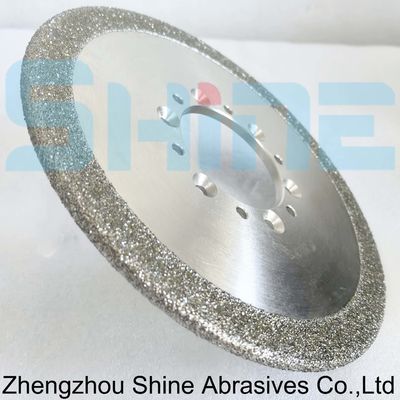 Elektroplatürlü Elmas dökme demir öğütme tekerlekleri metal işleme için