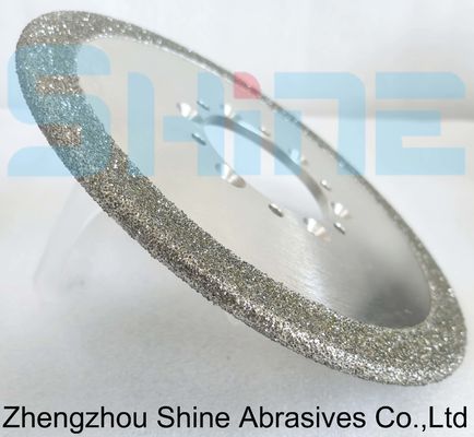 Elektroplatürlü Elmas dökme demir öğütme tekerlekleri metal işleme için