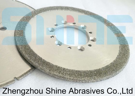 Elektroplatürlü Elmas dökme demir öğütme tekerlekleri metal işleme için