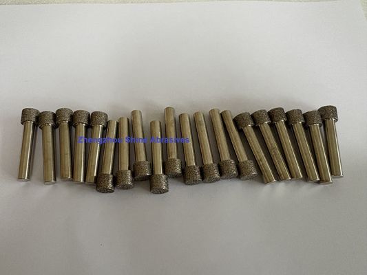 6 mm sapı CBN Elektroplaçlı Dahili Dökme ve Dökme için Montaj Noktaları