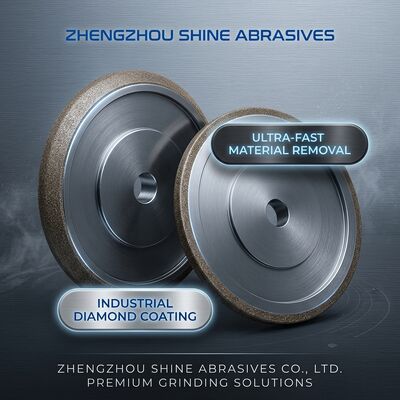 8 inç 203mm Wm 10/30 Sharpener Elektroplasterli CBN Düzeltme Tekerleği