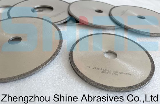 150 MM Elektroplastrasyonlu Elmas CBN Tungsten Karbidleri için Maç Çarkları