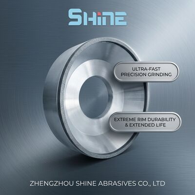 12A2 Tabak şekli reçine bağı elmas aşındırıcı tekerlekler üst öğütme diski