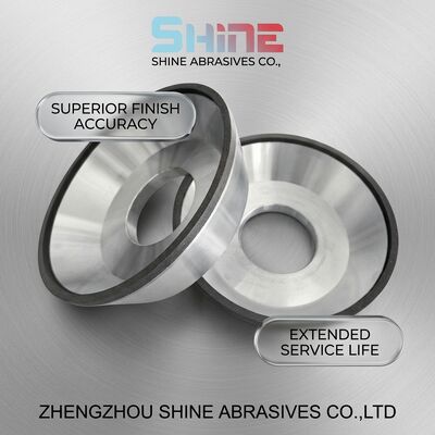 12A2 Tabak şekli reçine bağı elmas aşındırıcı tekerlekler üst öğütme diski