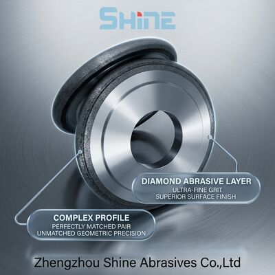 14FF1 Metal Bağlantı CBN HSS Araç Çelik Paslanmaz için Döşeme Çarkı