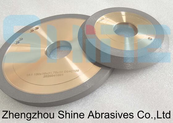 Hybrid-bond diamond wheel for carbide drill bit flute grinding (CNC)