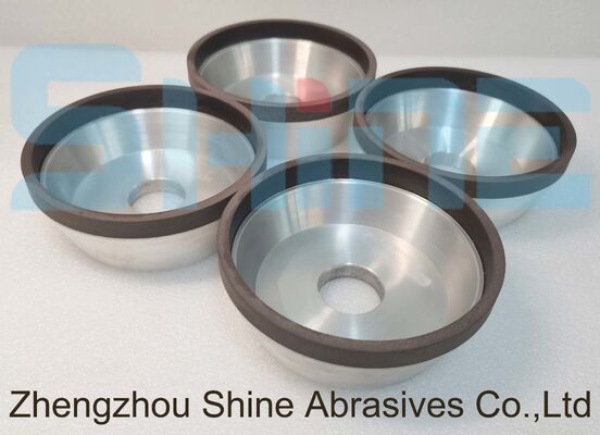 6A2 Resin Bond Diamond Cup Wheel 100mm D151 Grit Glass Edge Grinding RoHS Compliant Manufacturing