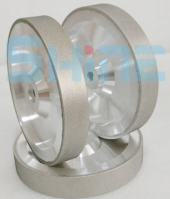 1A1 Electroplated Diamond Surface Grinding Wheel 200mm D126 for Alumina Zirconia Silicon Carbide Ceramic Processing