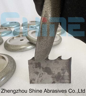 127mm 5 Inch Elektroplated CBN Band Çakmak Keskinleştirme Tekerleği Diş Profili Blade Çizimi Üzerine Özel