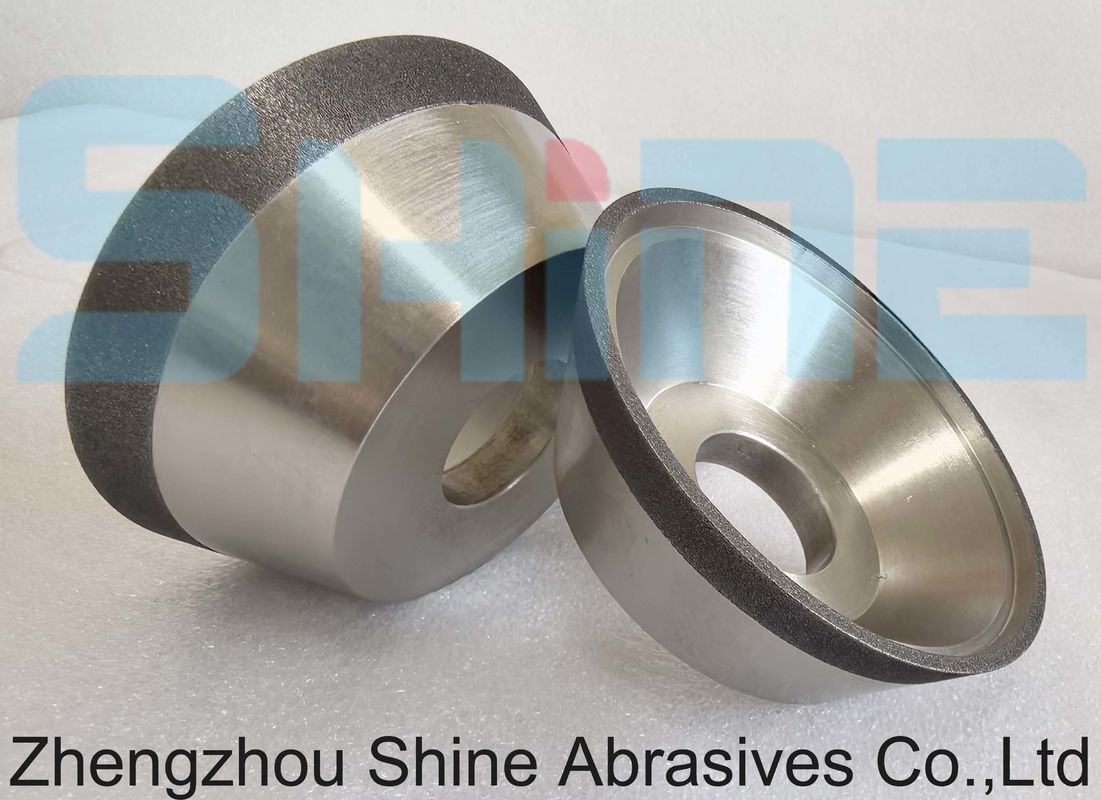 75mm 11V9 Rezin Bağlama CBN / CNC Aletleri öğütme için Elmas öğütme tekeri