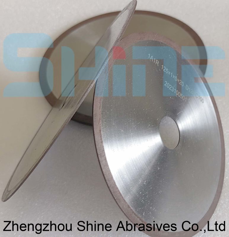 Sabit karbid malzemeleri için reçine bağlama 1A1R elmas kesme tekerlekleri