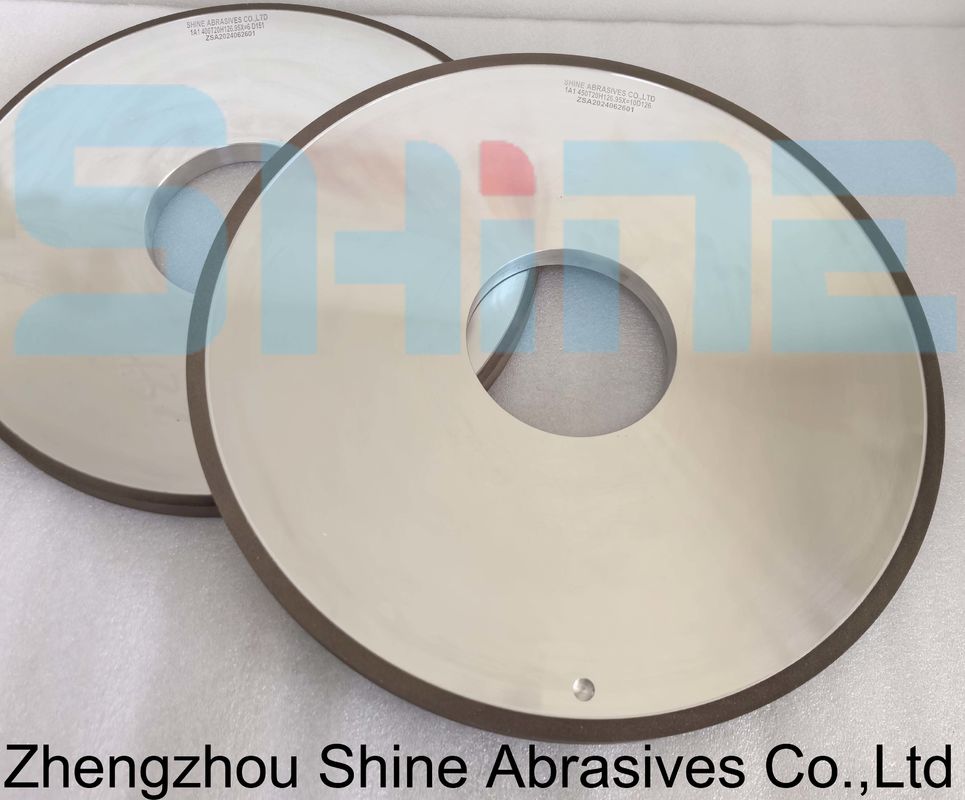 1A1 Keramik cam için düz reçine bağlı elmas öğütme tekerlekleri