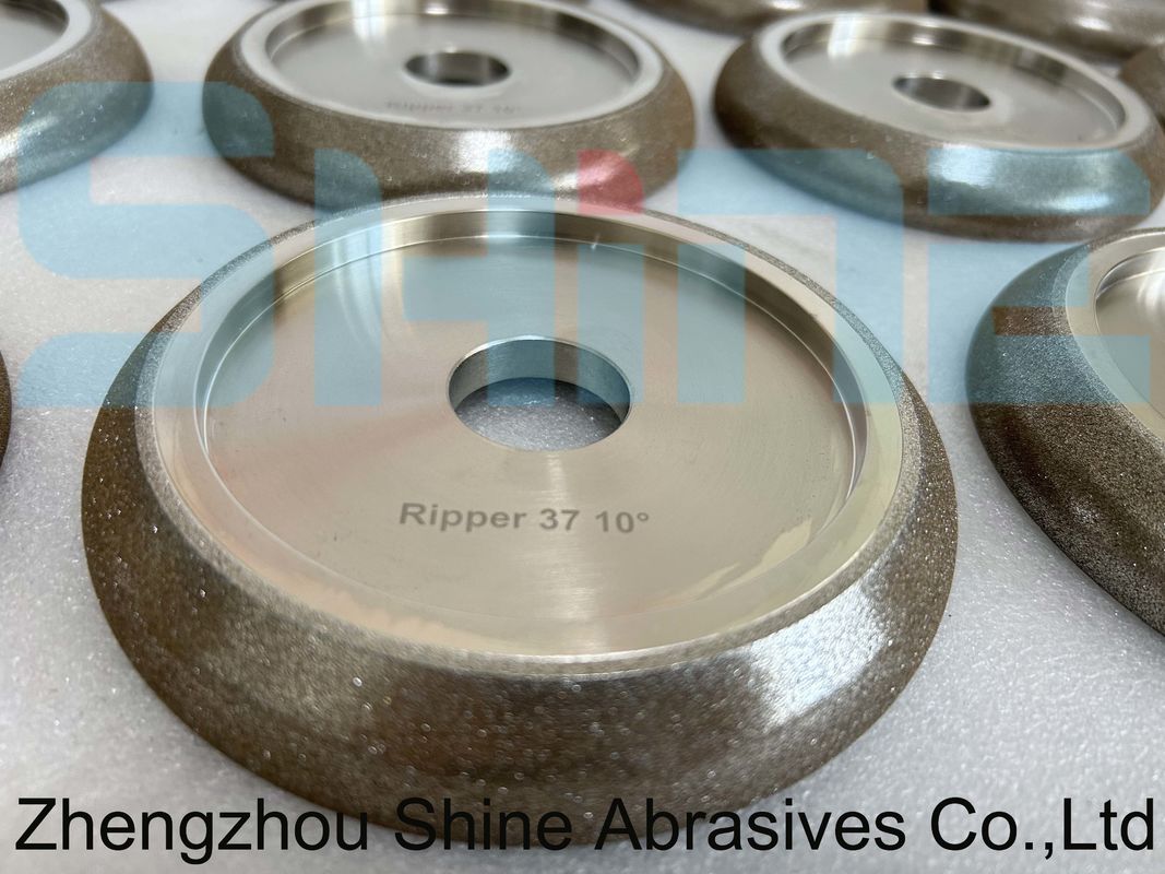 Ripper 37 Band Saw With A 10° Profile CBN Wheel For Band Saw Blade (Banda Görme Bıçağı İçin 10° Profilli CBN Tekerleği)