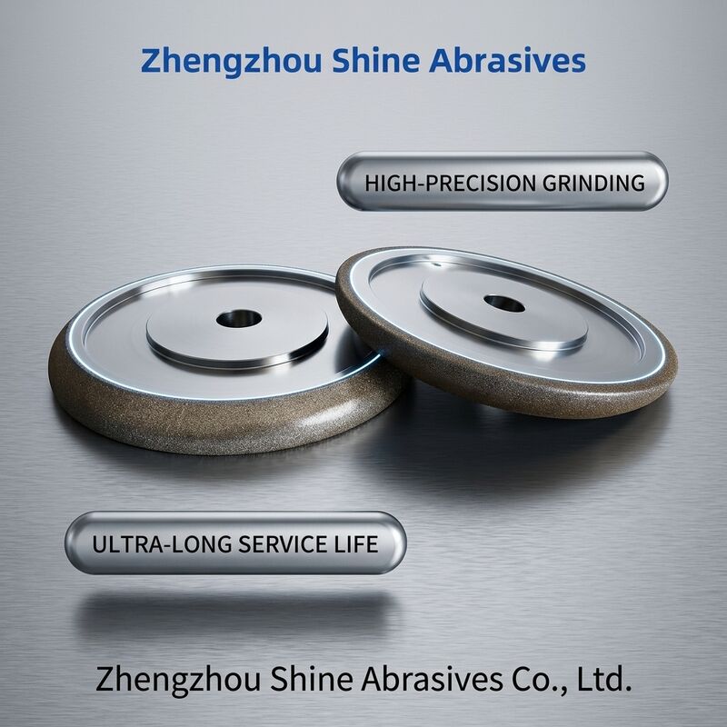 8 inç 203mm Wm 10/30 Sharpener Elektroplasterli CBN Düzeltme Tekerleği