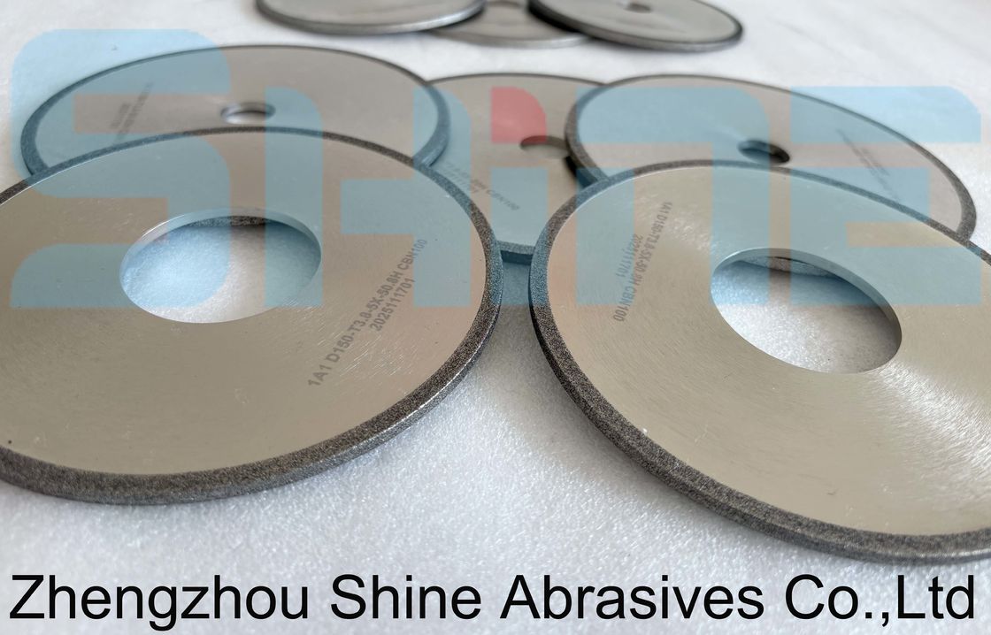 150 MM Elektroplastrasyonlu Elmas CBN Tungsten Karbidleri için Maç Çarkları