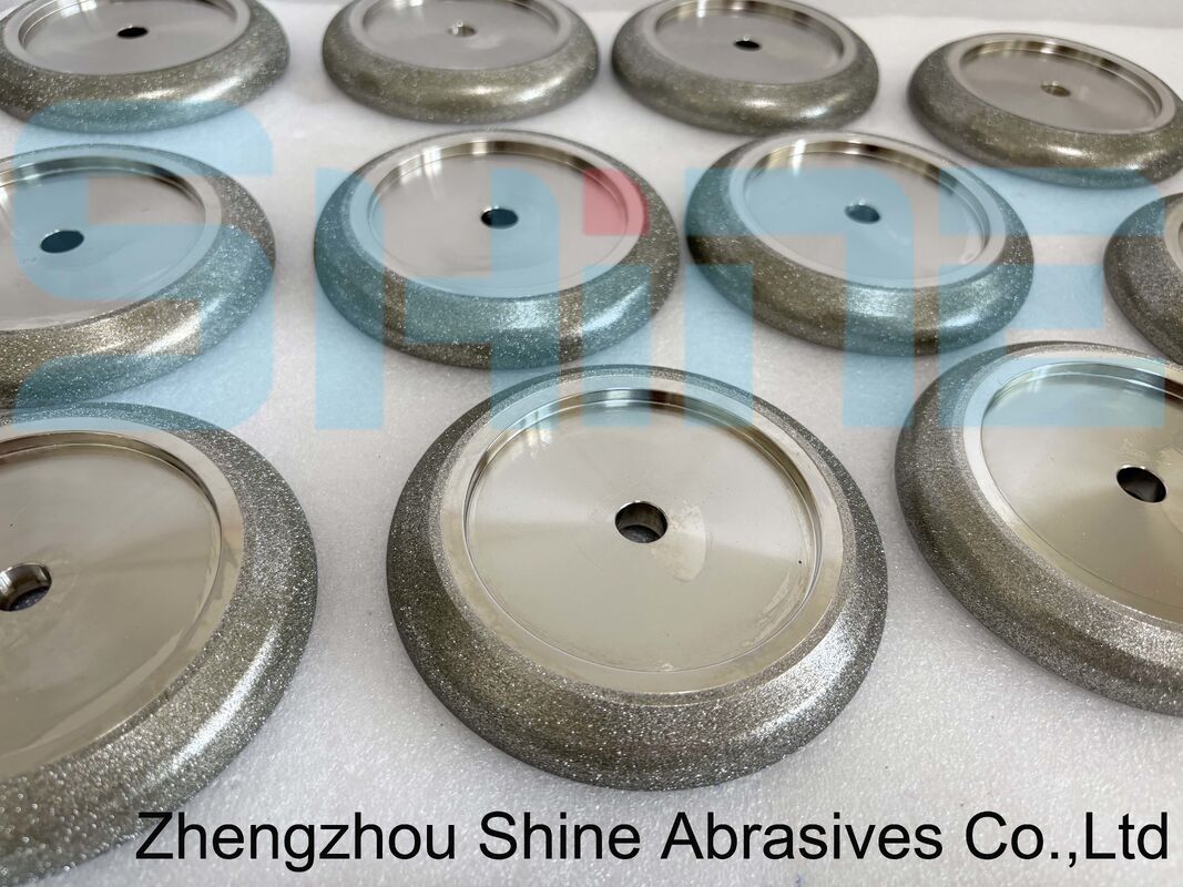127mm 5 Inch Elektroplated CBN Band Çakmak Keskinleştirme Tekerleği Diş Profili Blade Çizimi Üzerine Özel